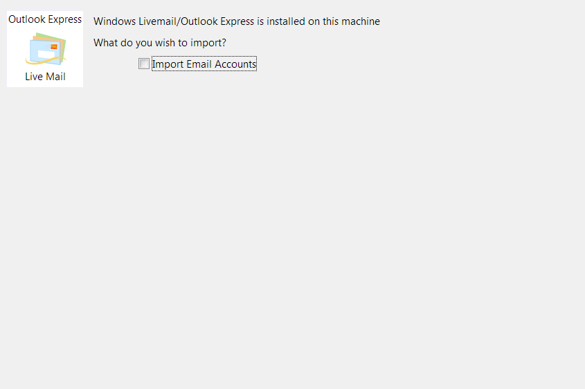 Import Outlook Express