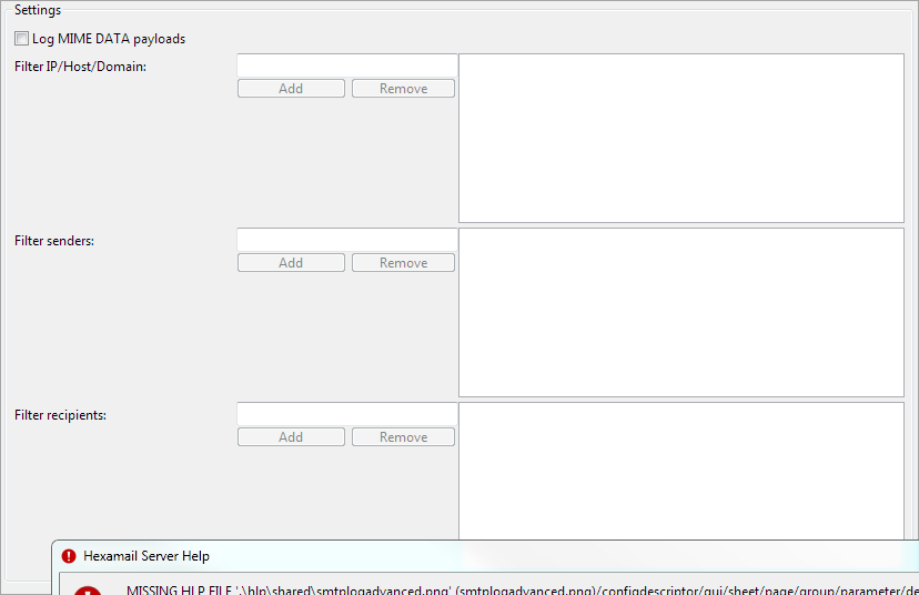 SMTP Diagnostic Log