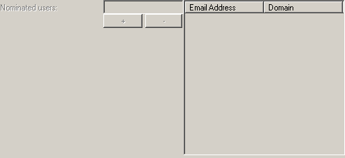 Example interface