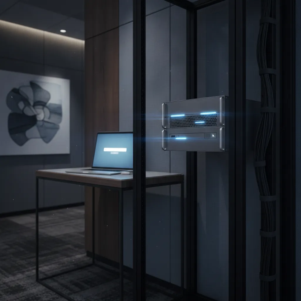 On-premises archive: the data stays on equipment you control